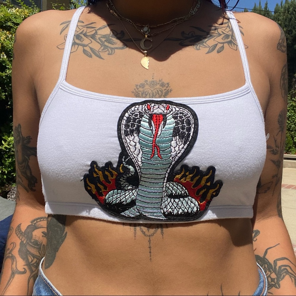 Snake patch bralette - Picture 2 of 5